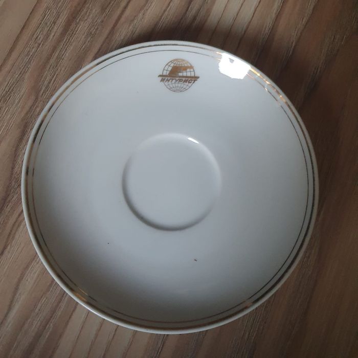 Блюдце винтаж Интурист СССР