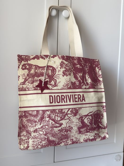 Плажна чанта от рафия DIOR