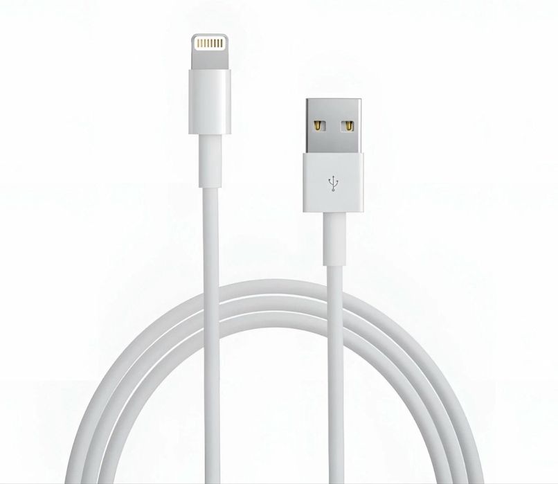 iPhone үшін Lightning USB кабель (жаңа) тез зарядтайды.