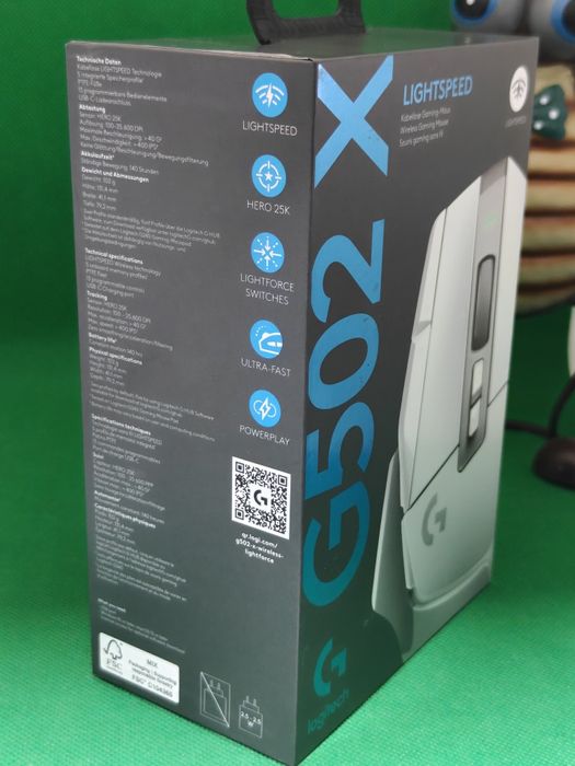 Mouse gaming Logitech G502 X cutia sigilata