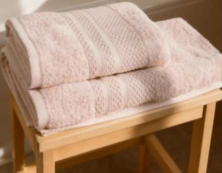 кърпи 2 броя - голяма 70x140 см и средна 50x85 см, 100% памук