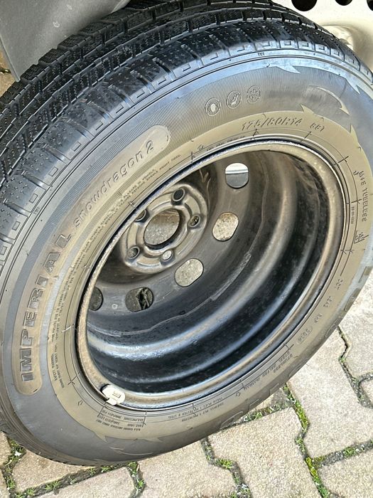 roata rezerva janta tabla 175 80 r14 anvelopa auto gama VW Volkswagen