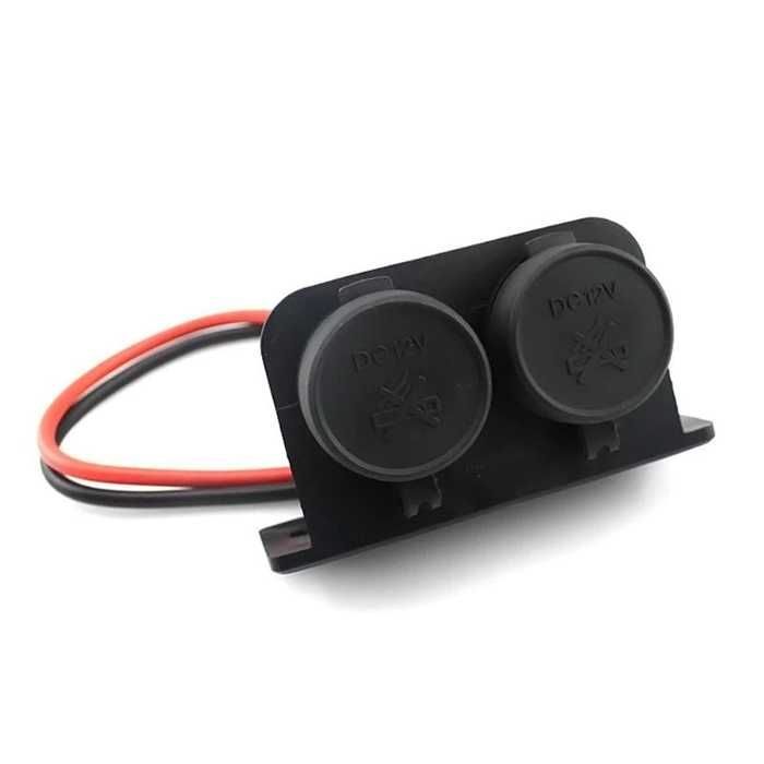 Разклонител за запалка 047  2 гнезда 12-24V