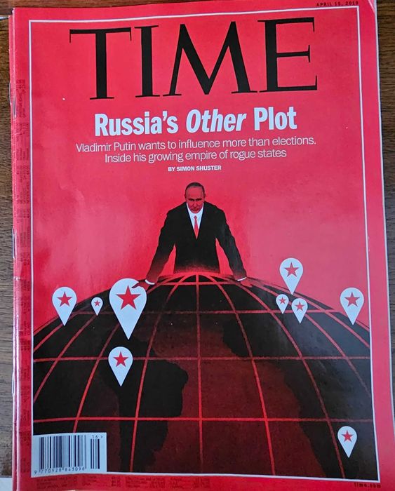 Revista Time, lot 9 reviste cu tematica de coperta Geopolitica , personalitati si evenimente Rusia