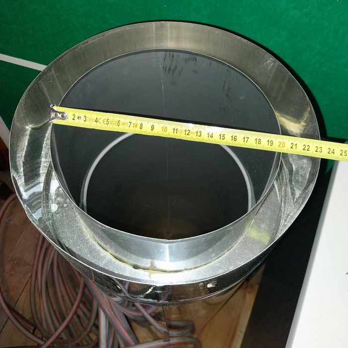 Horn/cos fum inox nou 1 segment 200 mm