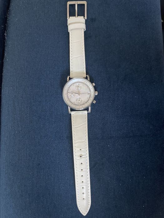 CEAS DKNY (curea din piele alba)