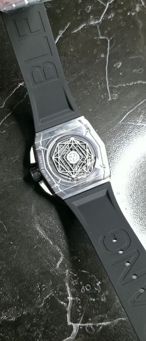 ublot black and silver