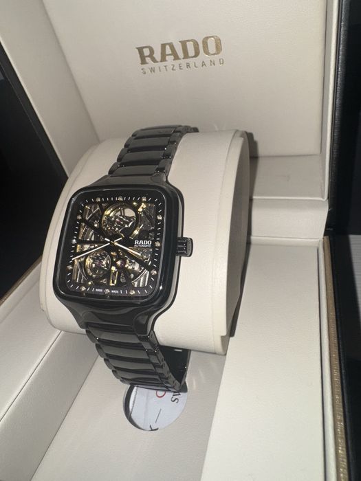 Часы Rado True Square Automatic Open Heart (версия с бриллиантами)