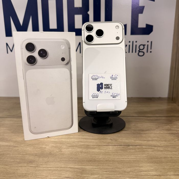 iPhone 17 Pro Max 100% 62sikl