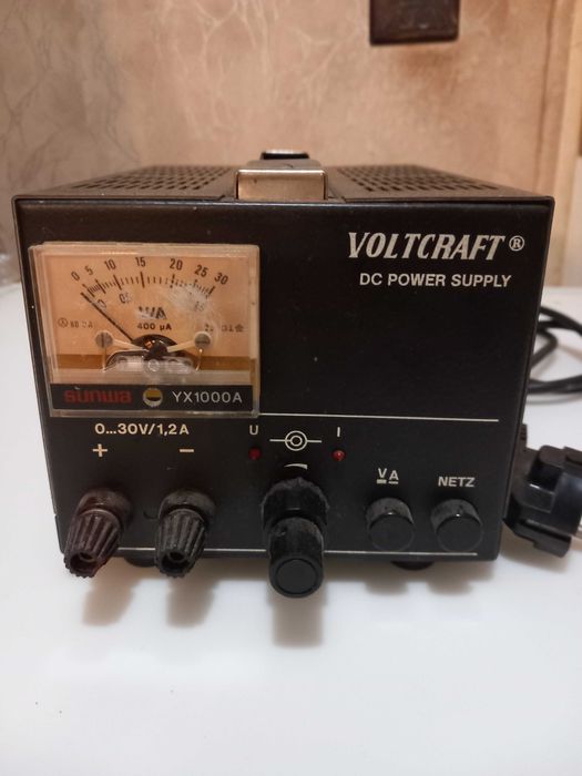 Лабораторно захранване Voltcraft 0-30V 1.2A