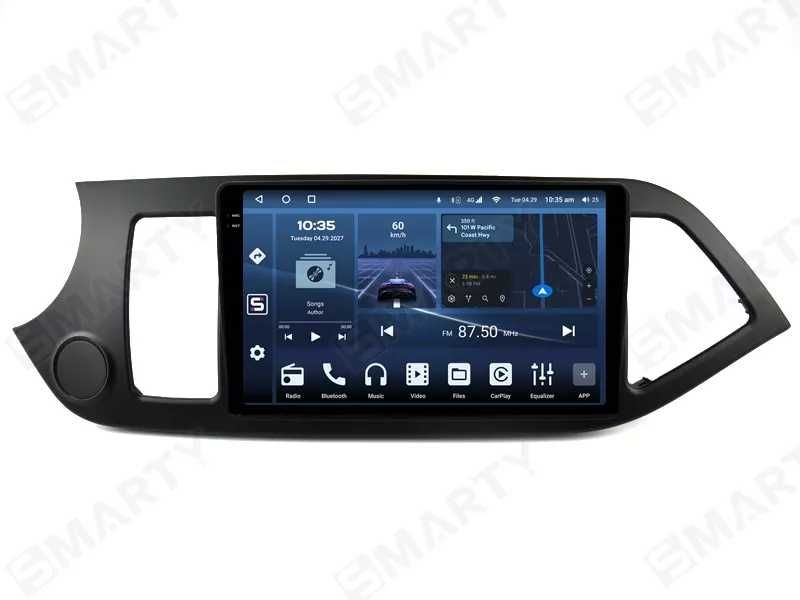 Навигация за Kia Picanto  2011 - 17  4Gb ram 128Gb Android 15  9"