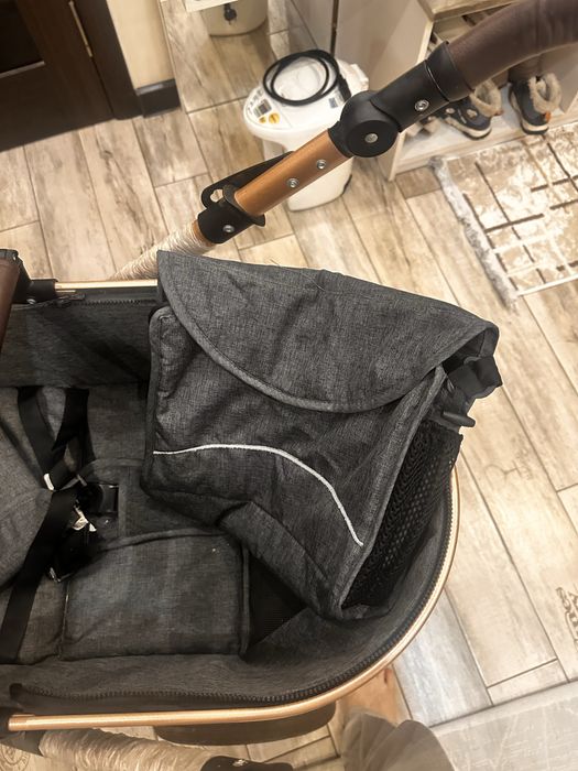 Коляска 3 в 1 Teknum, черный, серый