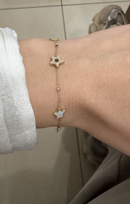 Bratara aur 14 k cu stelute