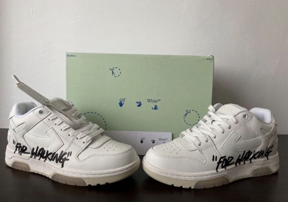 Off white out of office for walking