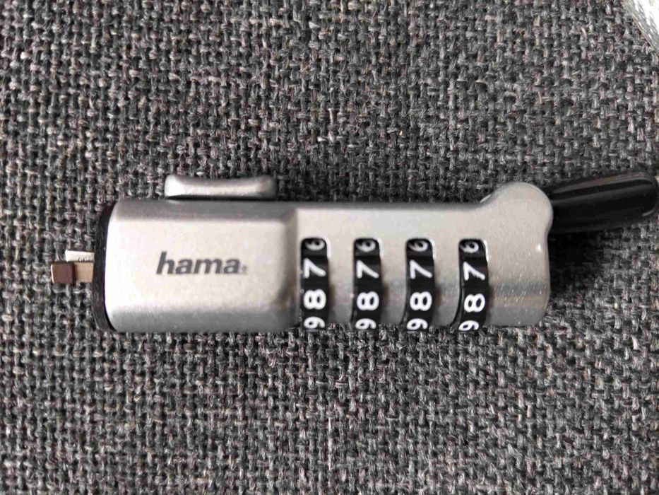 HAMA Заключващо устройство за лаптоп, 4-цифрен код, 10 000 комбинации