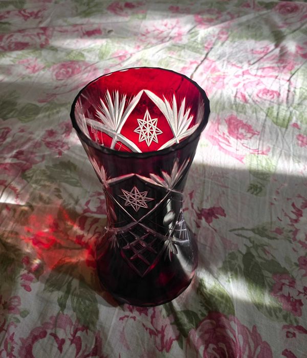 Vaza de cristal veche