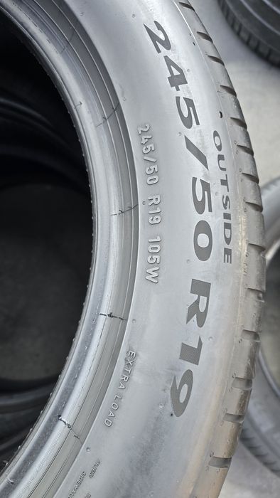 4 anvelope vară Pirelli RSC 245/50/19 dot 2023