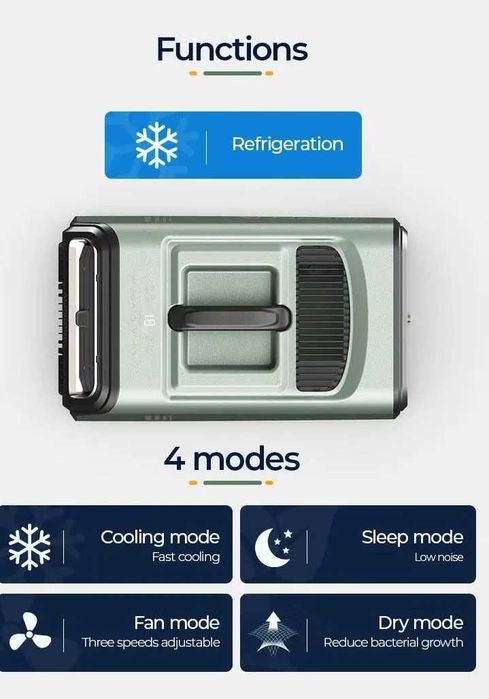 Alpicool YA01 Автомобилен Климатик / Охладител 12-24-48/100-240V – Преносим Паркинг Климатик за Камион, Кемпер, Каравана и Автомобил