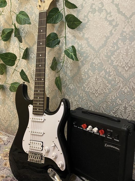 электрогитара + комбоуселитель