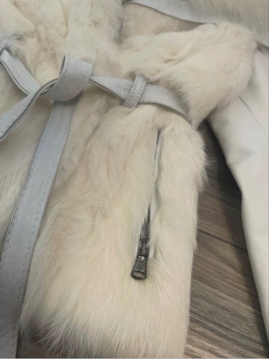 Geaca piele si blana naturala premium XS