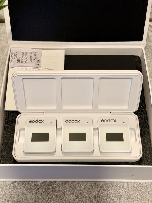 Kit Microfoane Wireless Godox MoveLink II M2 (Alb) - Nefolosit