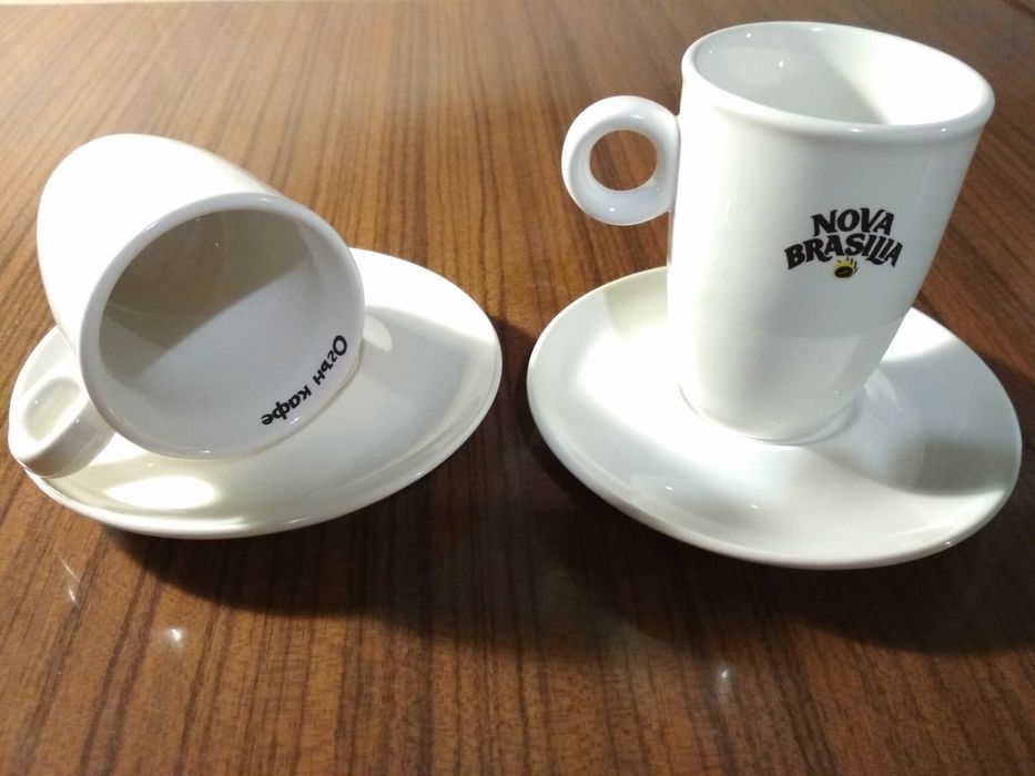 Чаши за кафе за двама с марката "Нова Бразилия" и друг порцелан