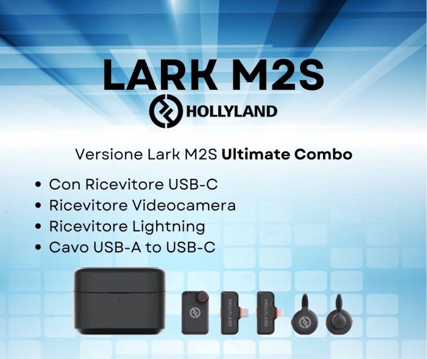 Петличка. Hollyland Lark m2s. Combo.Для Iphone. для камер. Для android