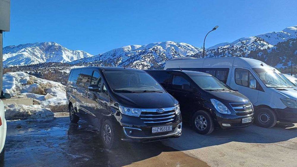 Такси в горы (Амирсой, Чимган, Сукок, Паркент) Минивэн JAC M3 (8 мест)