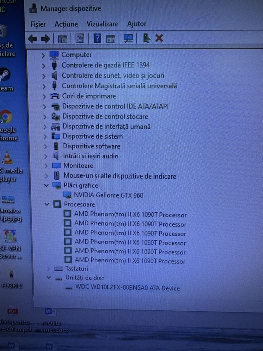 Vand PC Desktop low gaming GTX 960, AMD Phenom X6 1090T , 8 GB Ram