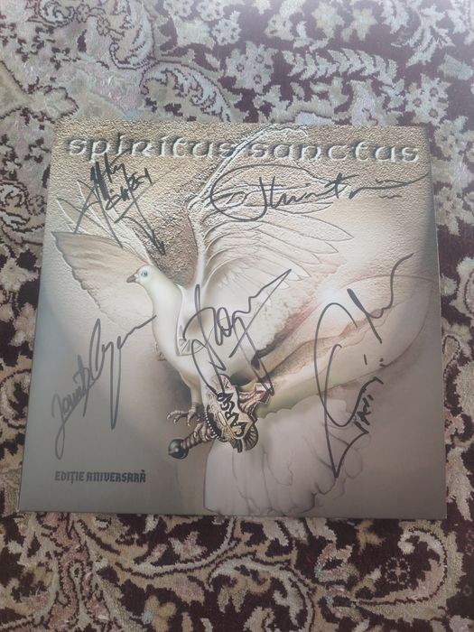 Vinil cu autograf formația Cargo