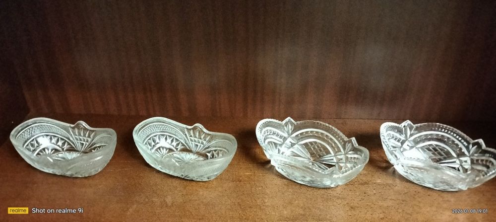 Хрустальные конфетницы вазы