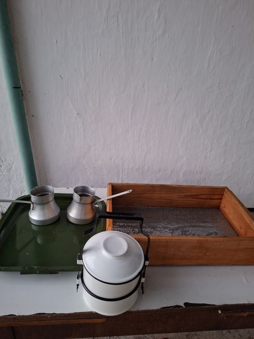 Ретро Тава.Канчета за храна.Голяма руска тенджера