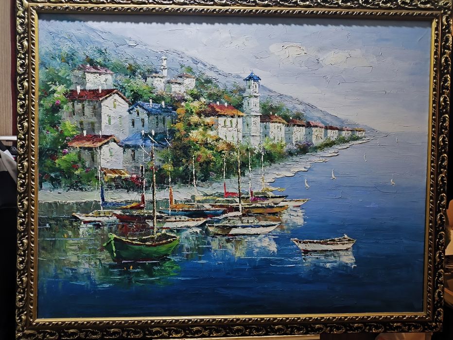 Пейзаж маслом картина