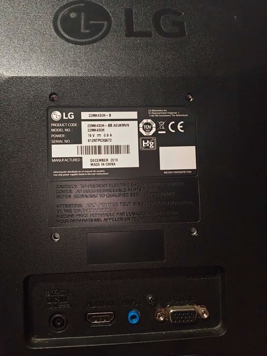 Monitor LG 22Inch AMD FreeSync 60Hz