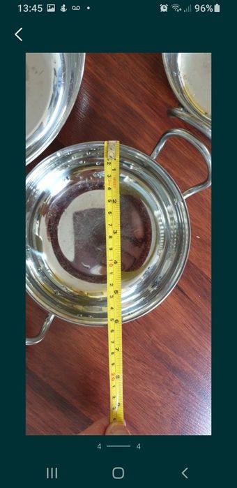 Set de vase inox pentru balti bucătărie curry