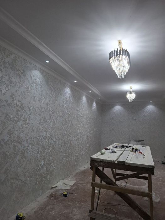 Евро ремонт ишларни киламиз пол,патолок,кафел,шпаклёвка,ламинат килами