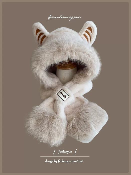 Шапка шарф тёплая на девочек