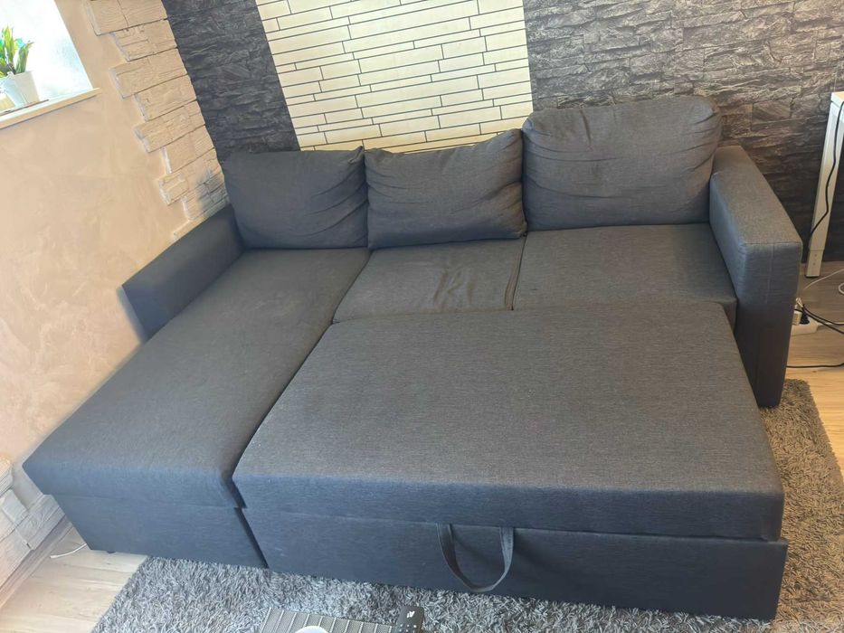 Разтегателен ъглов диван Джъстин