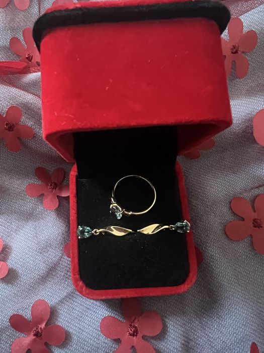 Золото комплект+Подарк=Ваза