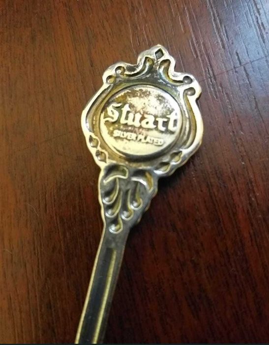 Linguriță Stuart placată cu argint