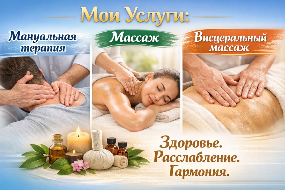Мануальная терапия массаж