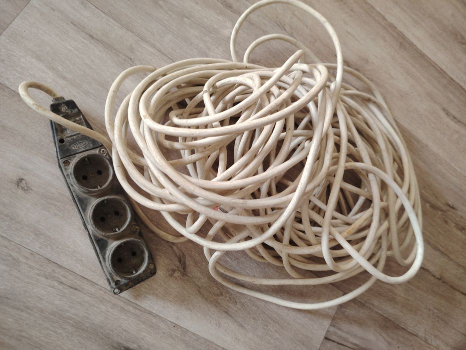 Удлинитель кабель Строительный 40-50 метров.