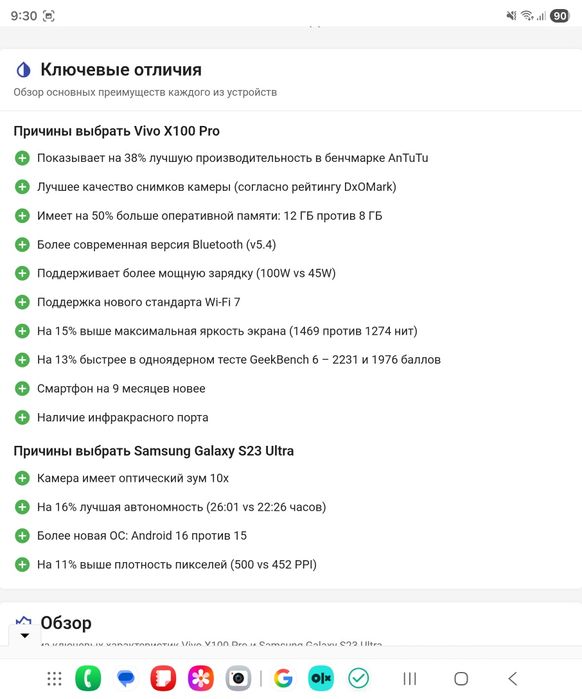 Vivo x100 pro 12/256