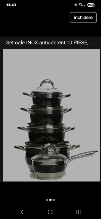 Vand oale inox Royal