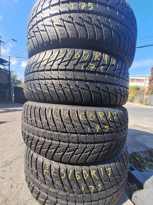 4 anvelope iarna 225/60r17 Nokian Montaj Gratuit