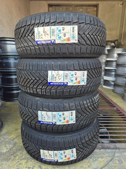 4 Anvelope M+S IARNA - 215/55/16 - Michelin Alpin 6 - NOU - DOT 2020 !