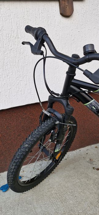 Bicicleta MTB Rockrider ST500 20" Negru copii 6-9 ani - Casca CADOU