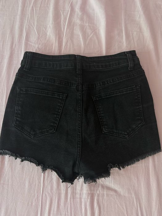 Черни къси дънки xs Shein