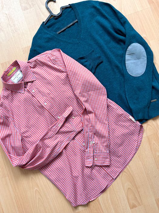 Scotch & Soda хубава памучна риза в ситно каре М размер