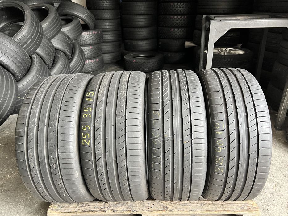 4 anvelope vara 255/35/19 + 225/40/19 , Continental !